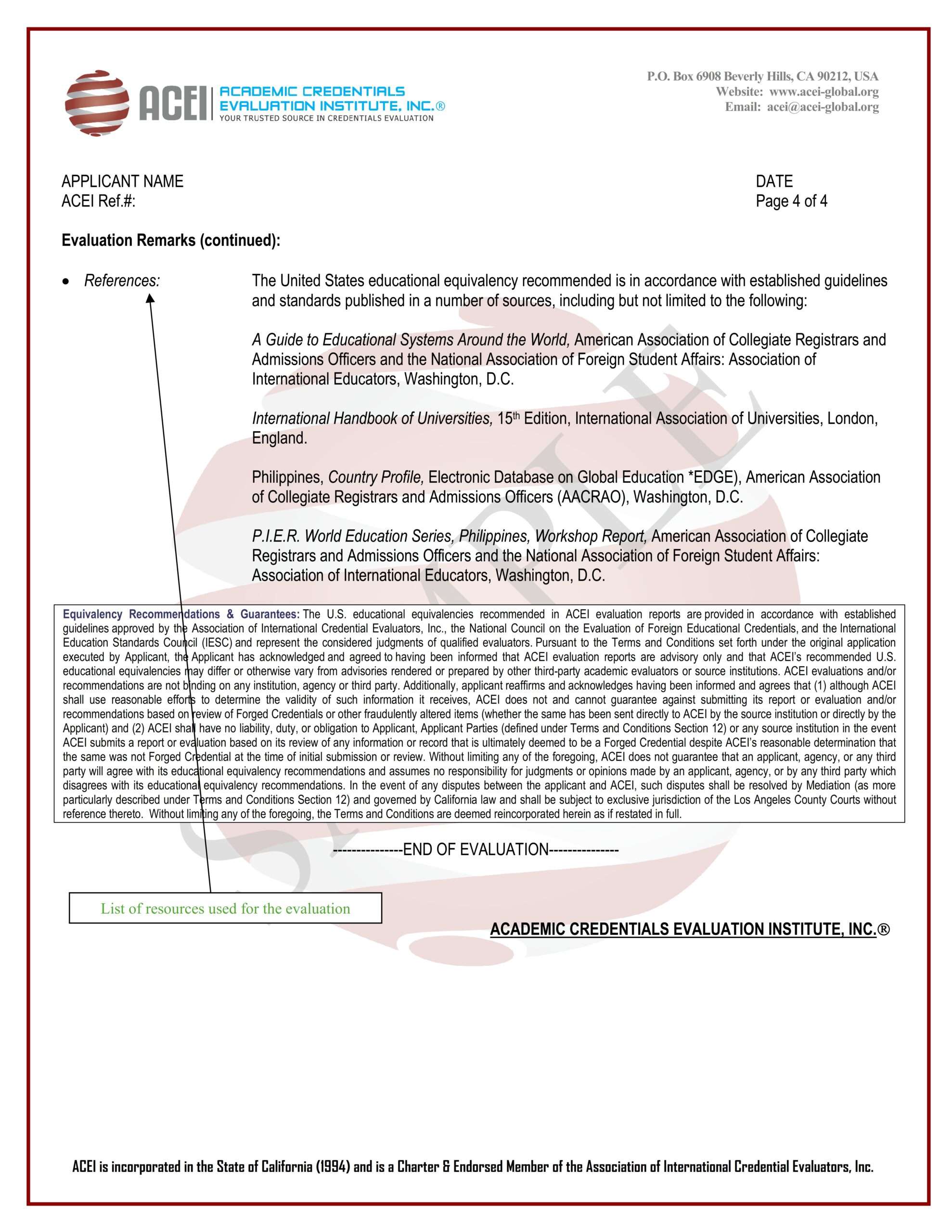 SAMPLE-COMPREHENSIVE REPORT POST-SECONDARY-UNDERGRADUATE TRANSFER-PNLU COURSE MATCH_004